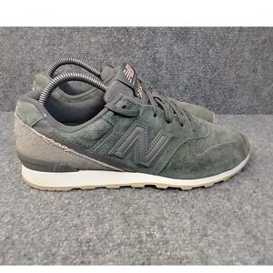 New Balance 696 Sneakers Women 8.5 Green Suede WL696BY Low Top Shoes
